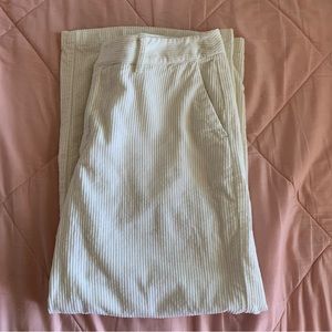 corduroy wide leg pants